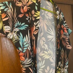 Black and Orange Casual Jacket with Bold Design